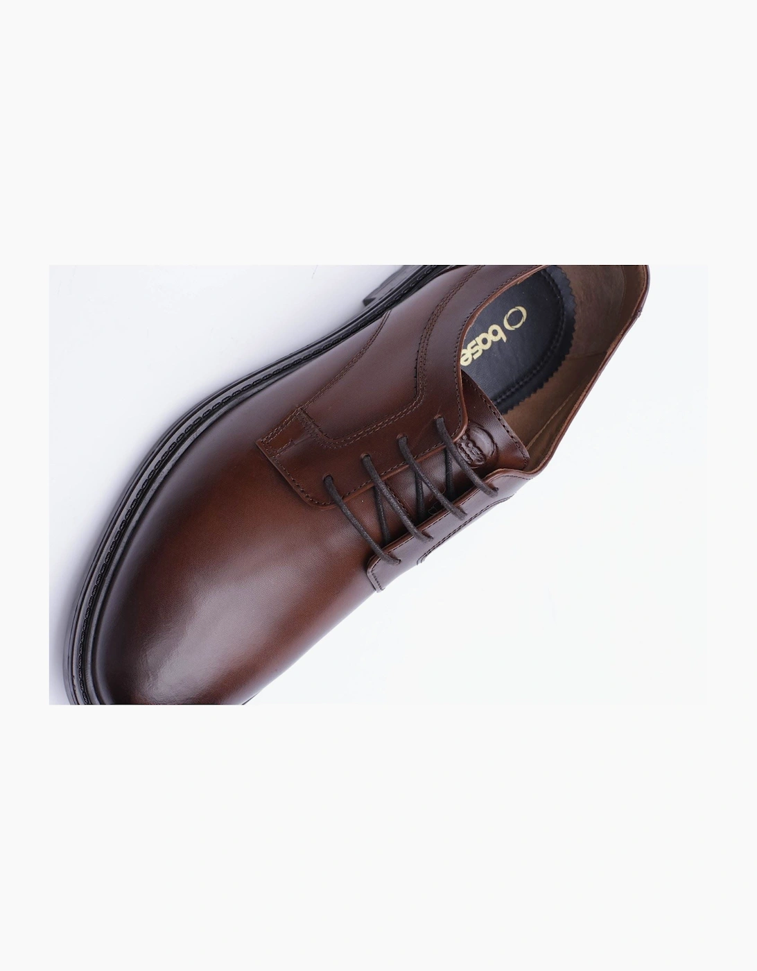 Base London Carter Leather Men's Brown Derby Shoes