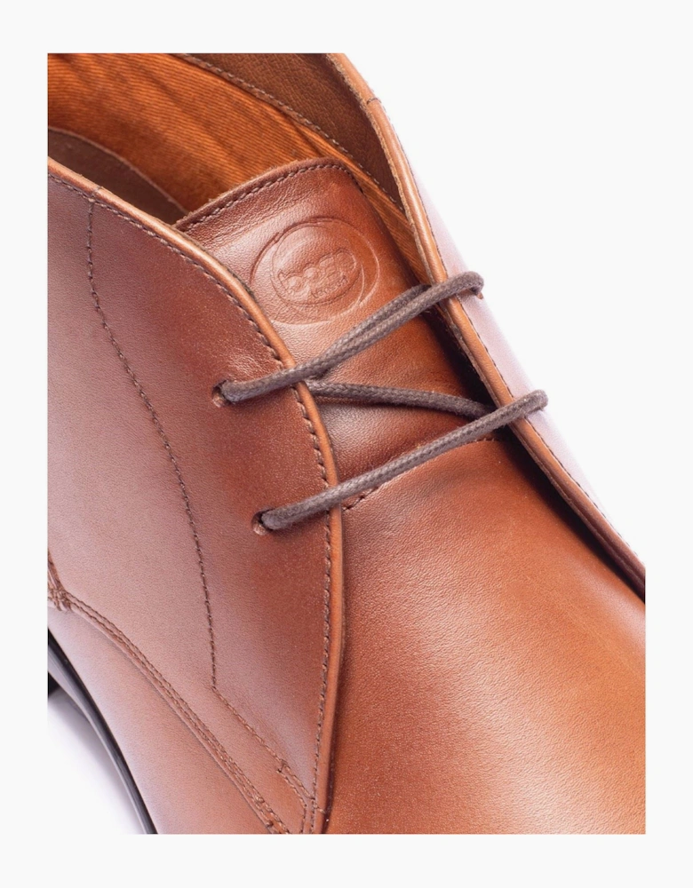 Base London Archer Leather Men's Tan Ankle Boots