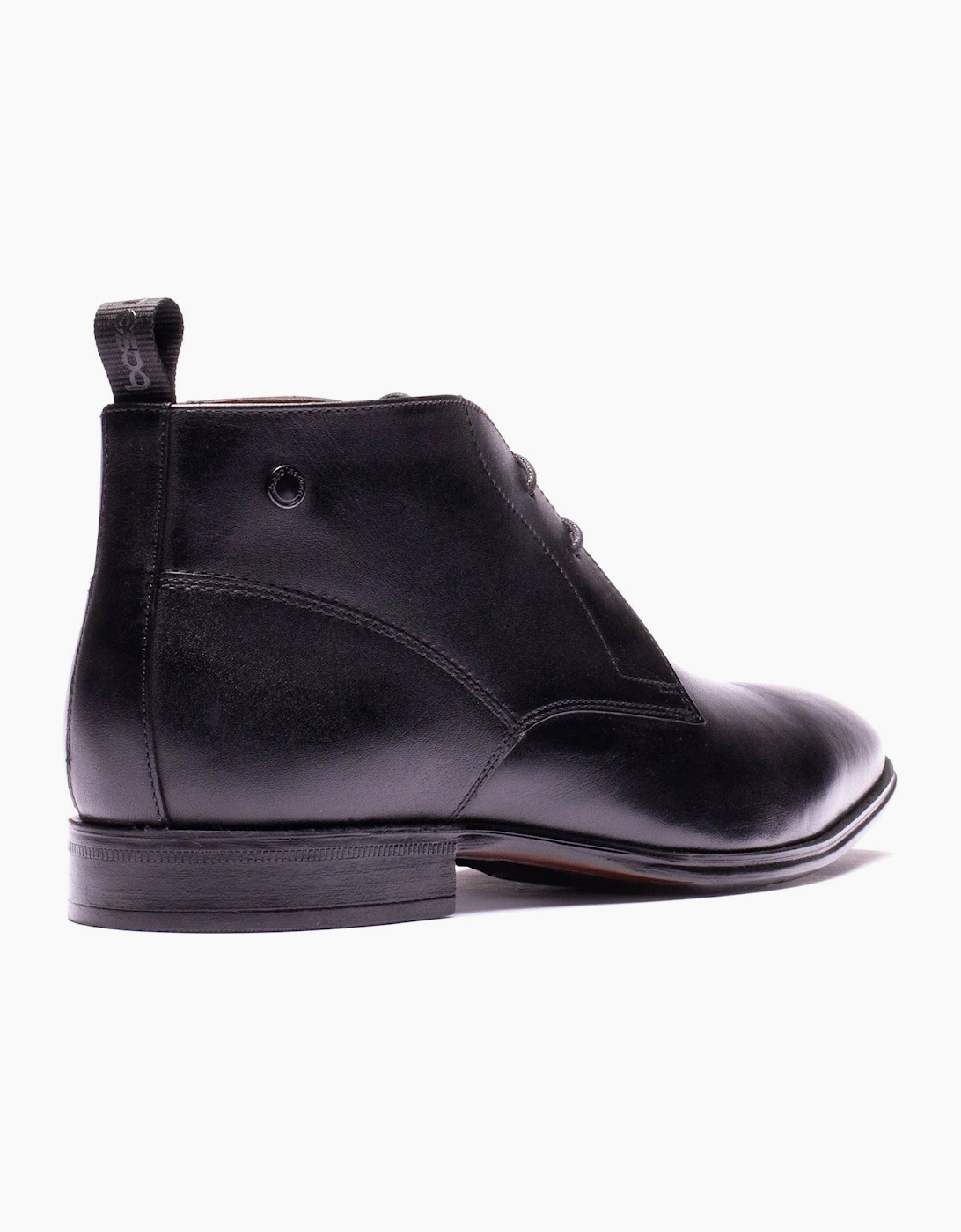 Base London Archer Leather Men's Black Ankle Boots