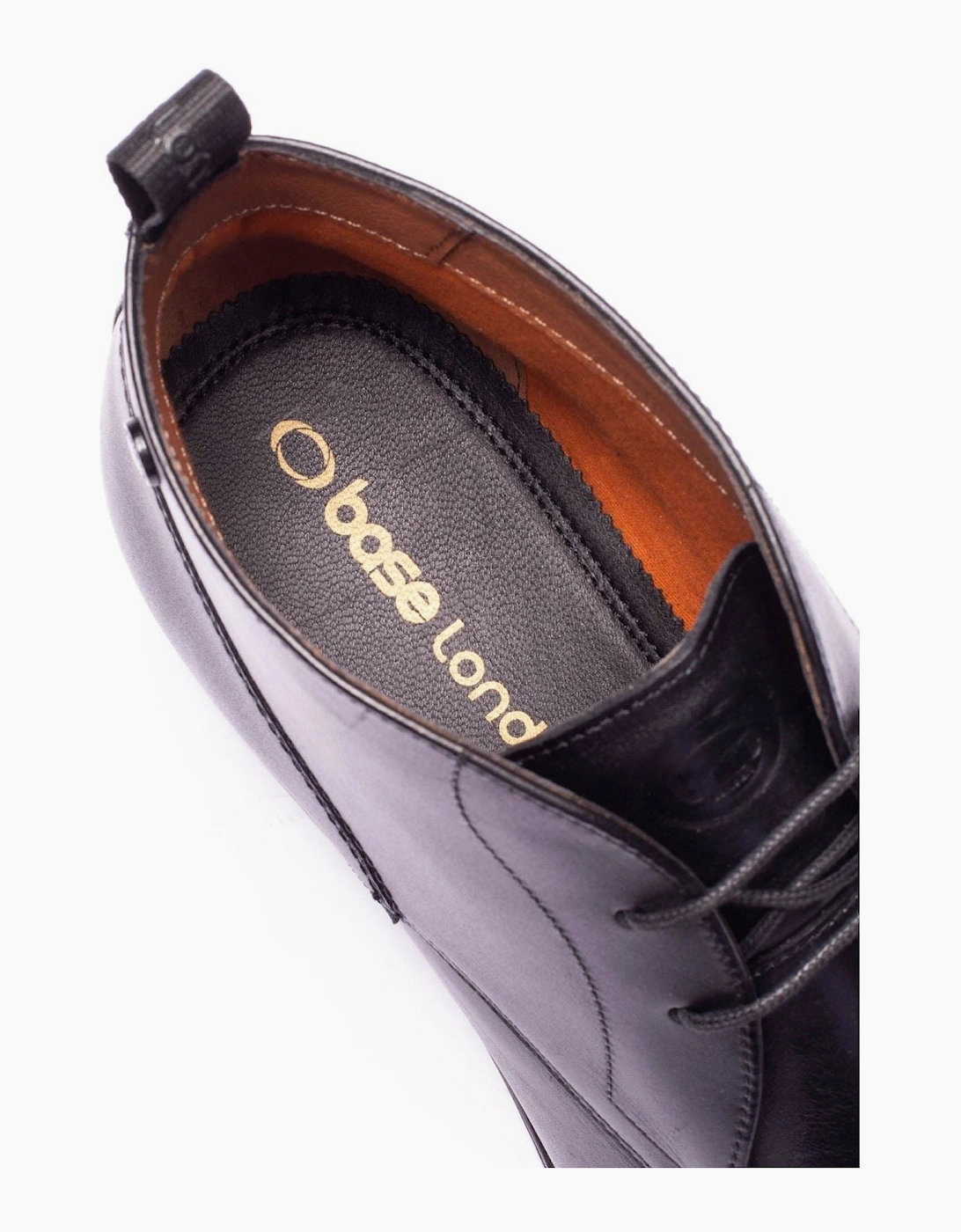 Base London Archer Leather Men's Black Ankle Boots