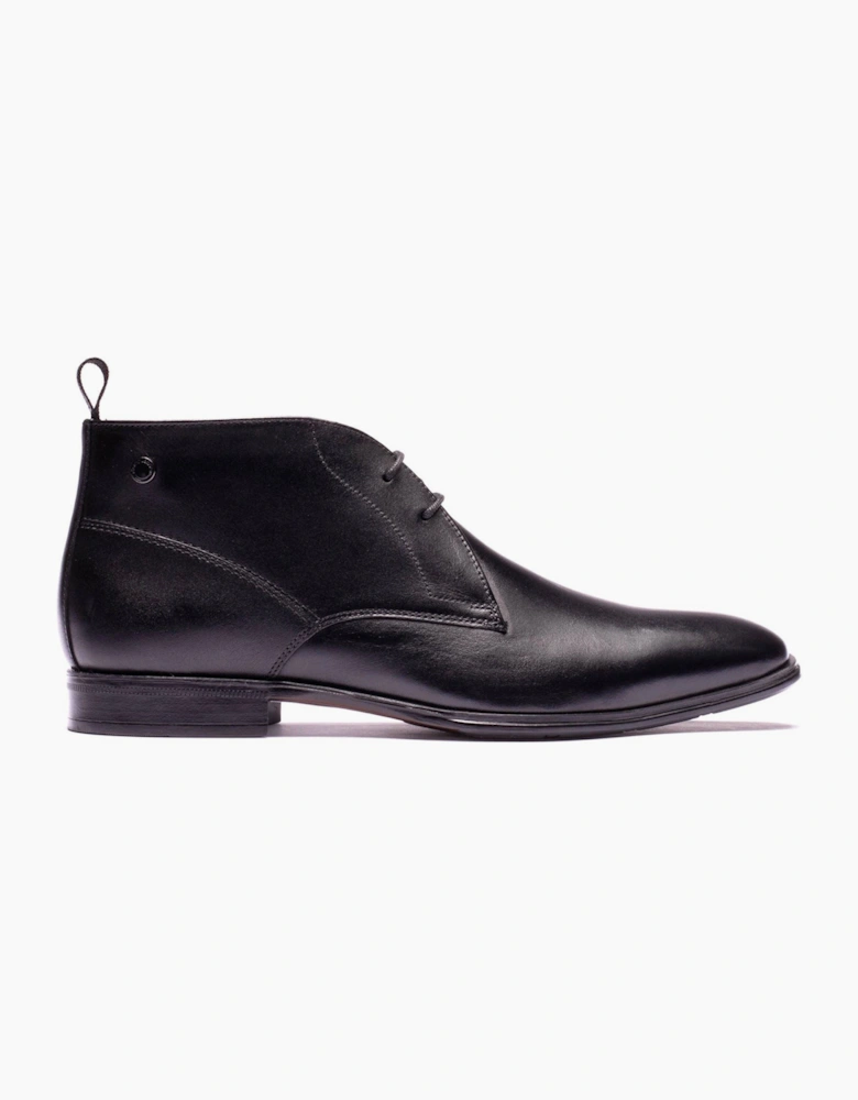 Base London Archer Leather Men's Black Ankle Boots