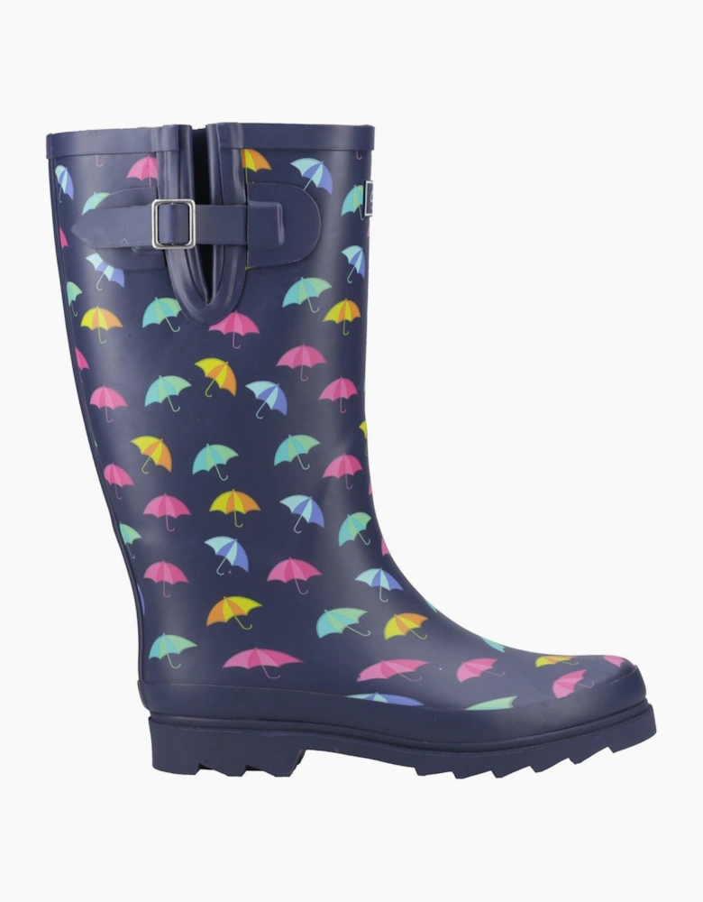 Cotswold Cleeve Tall Rubber Women's Navy Wellington Boots