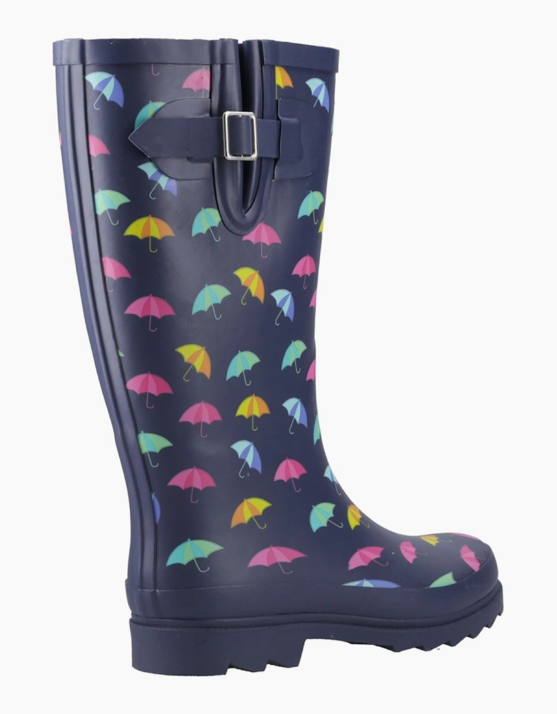 Cotswold Cleeve Tall Rubber Women's Navy Wellington Boots