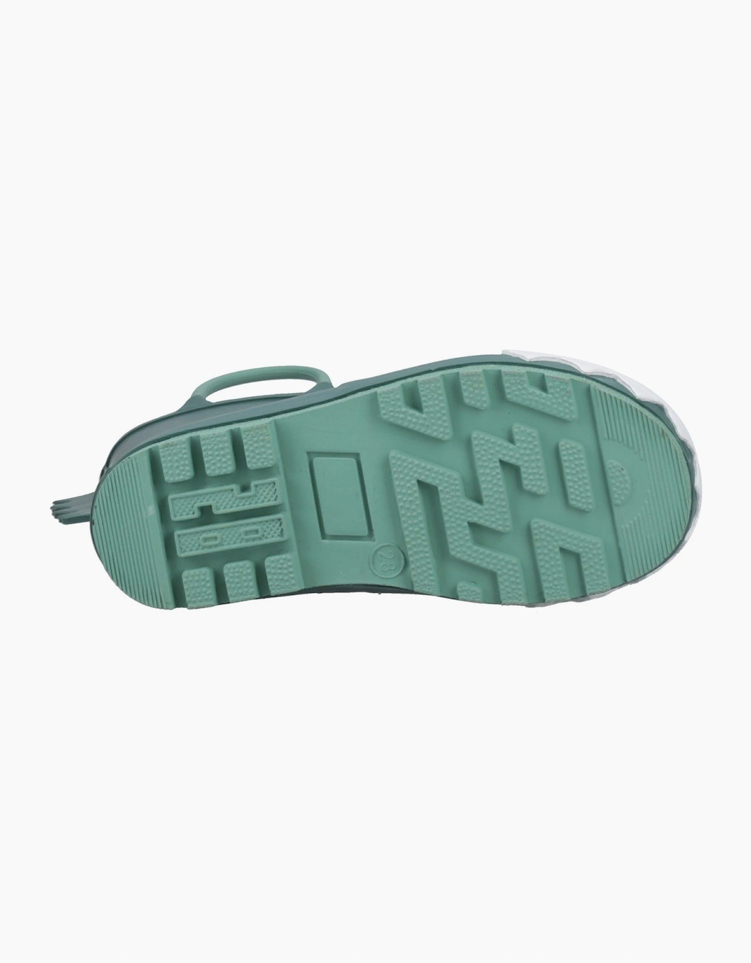 Cotswold Puddle 3D Rubber Kids Green Wellington Boots
