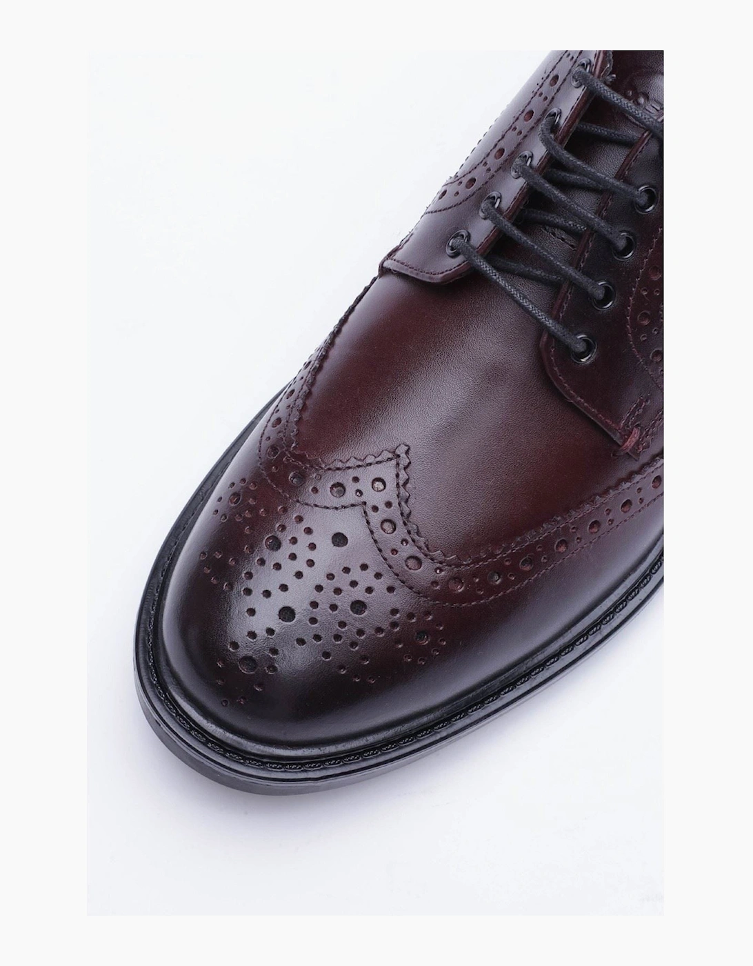 Base London Tanner Leather Men's Bordo Brogues Shoes