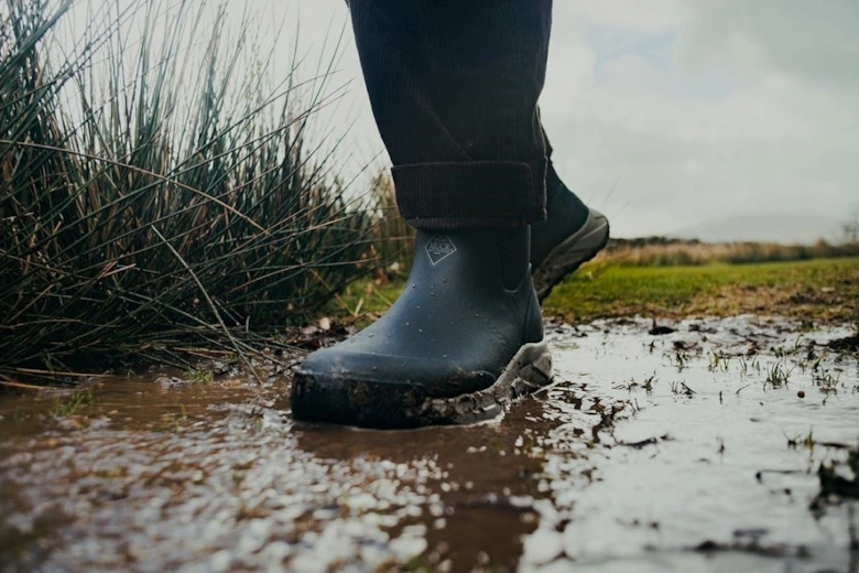 Muck Boots Outmax 6" Rubber Men's Black Wellington Boots