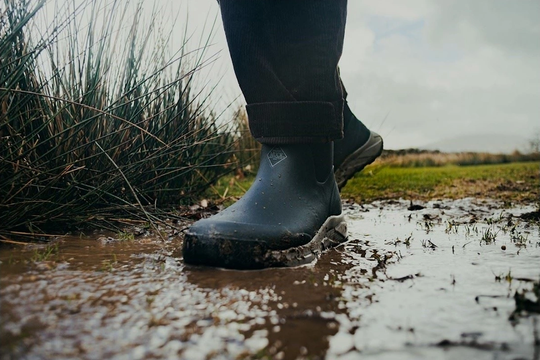 Muck Boots Outmax 6" Rubber Men's Black Wellington Boots