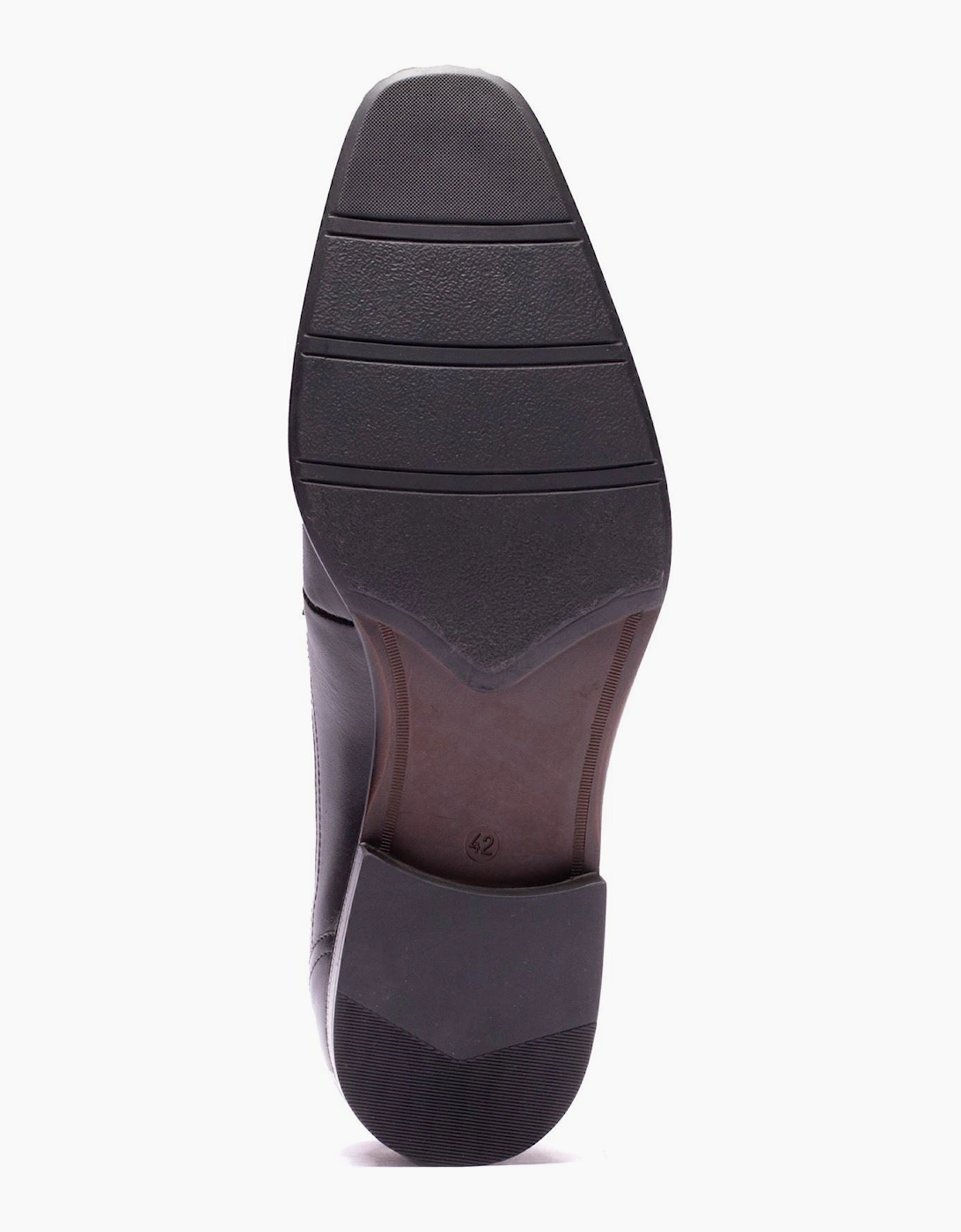 Base London Vance Leather Men's Black Derby Shoes