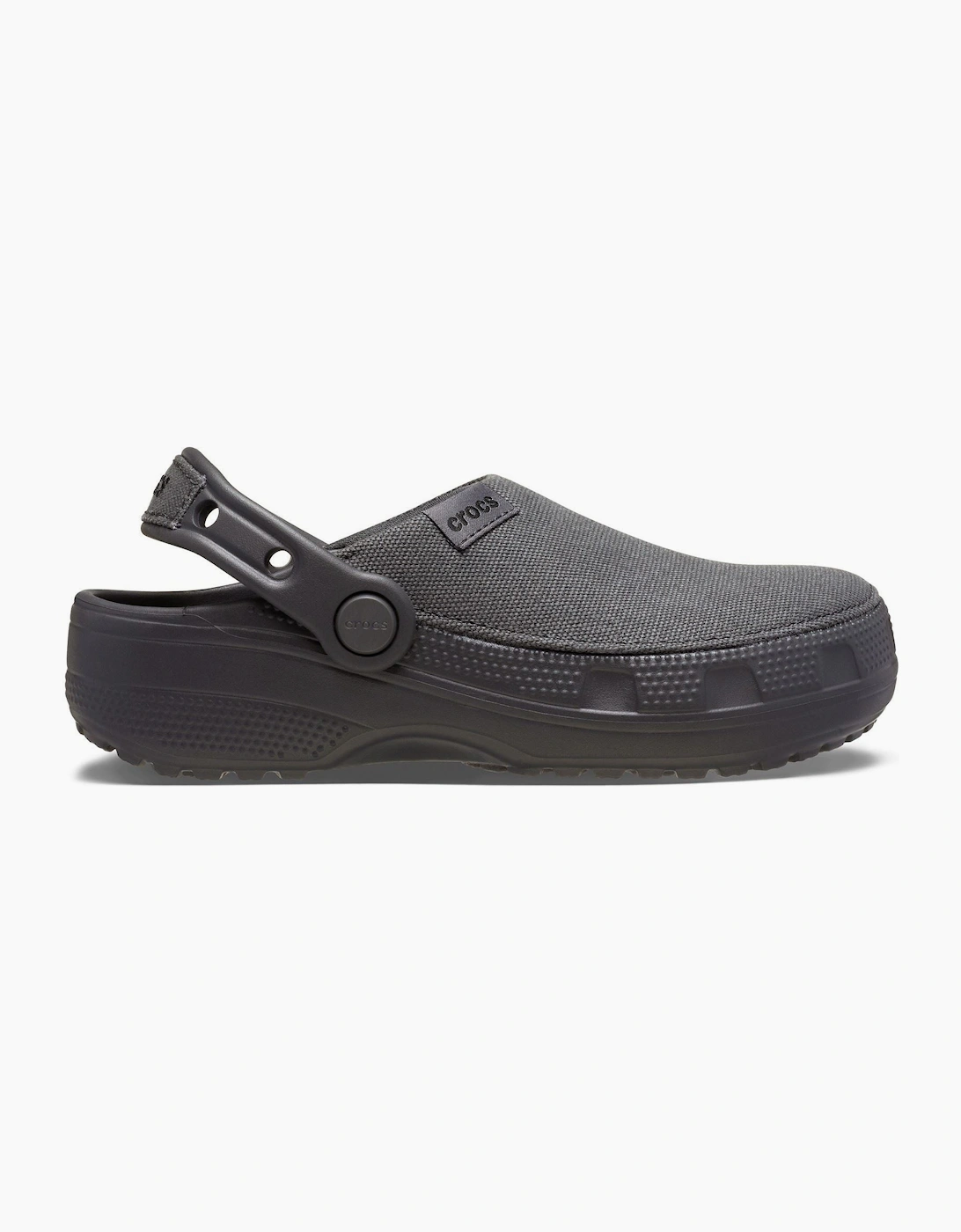 Crocs Classic Crafted Textile Blend Kids Black Clogs