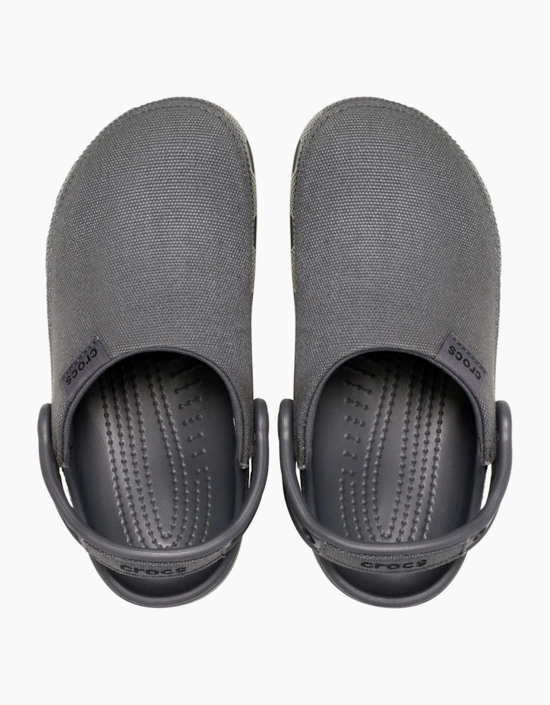 Crocs Classic Crafted Textile Blend Kids Black Clogs