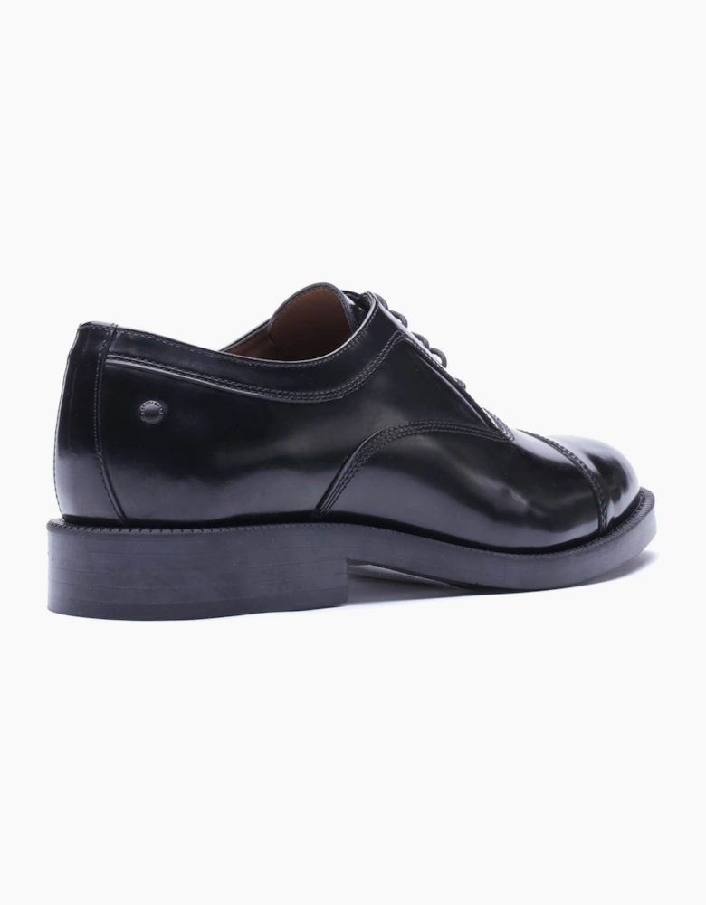 Base London Roma Leather Men's Black Oxford Shoes