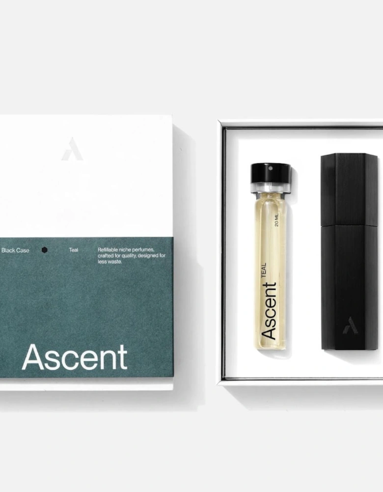 ASCENT Perfume Teal - Black case