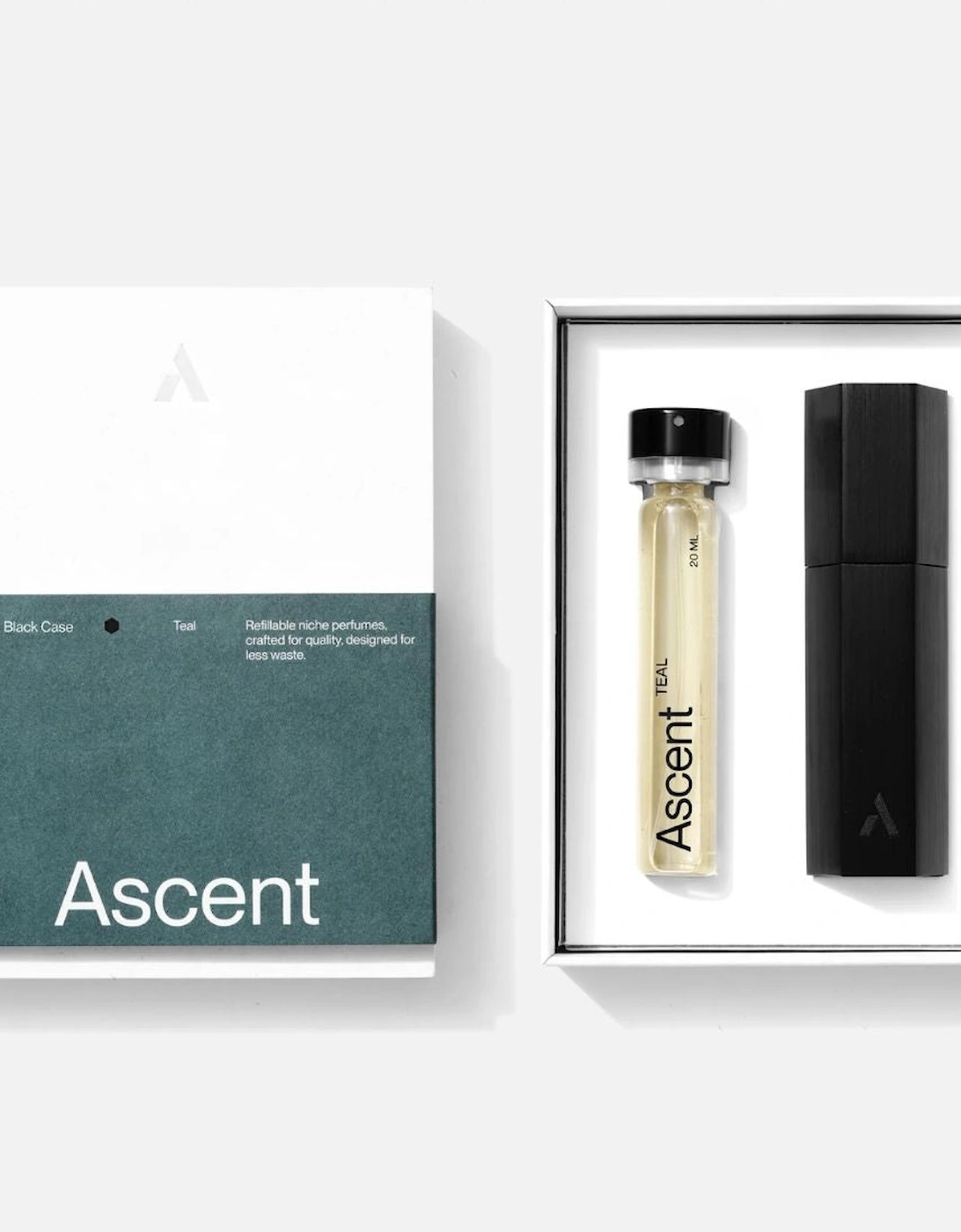ASCENT Perfume Teal - Black case