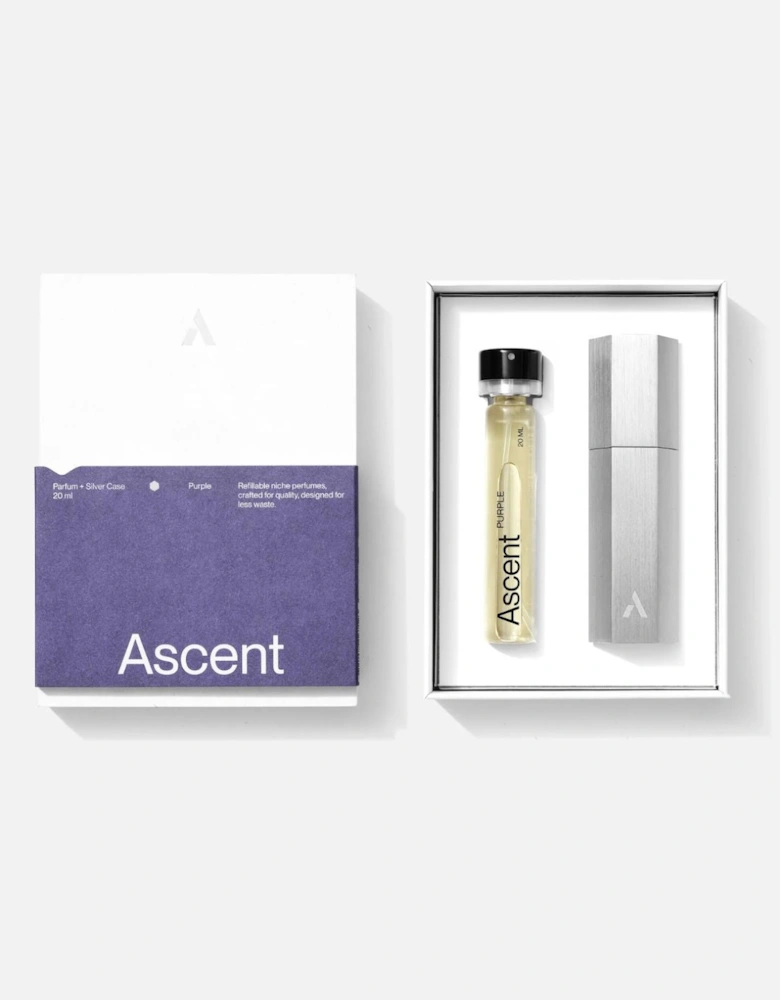 ASCENT Perfume Purple - Silver case