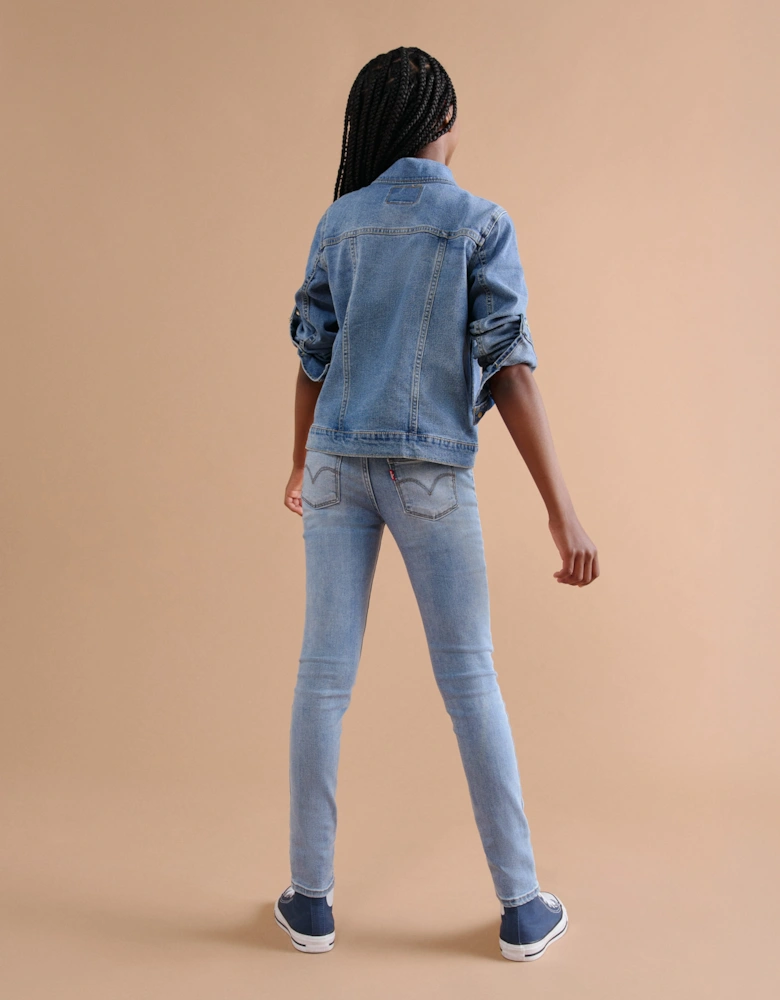 Levi's Girls 710 Super Skinny Jeans in Blue