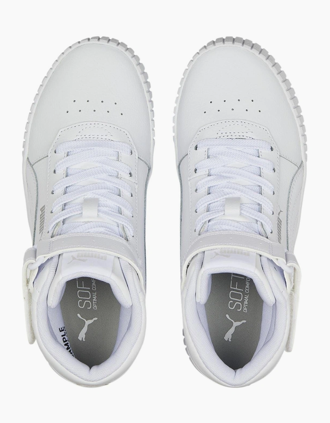 Carina Mid Junior Girls High Top Trainers