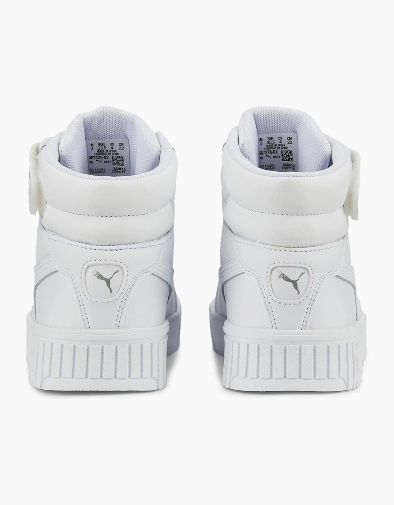 Carina Mid Junior Girls High Top Trainers