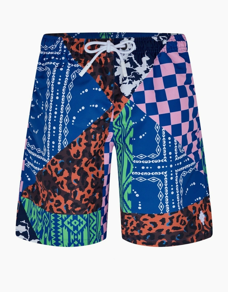 Patchwork Swim Short