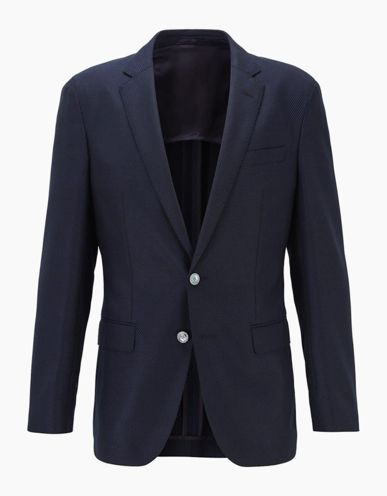 Notched Neck Regular Fit Blazer Jacket
