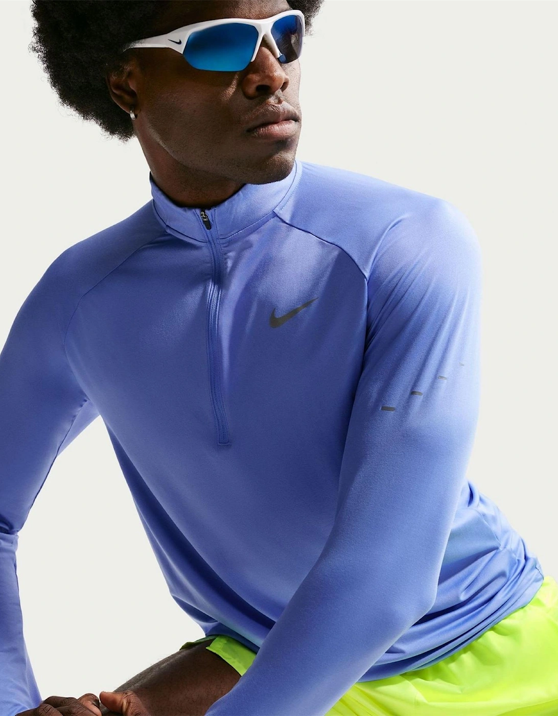 Mens Stride Half Zip Top