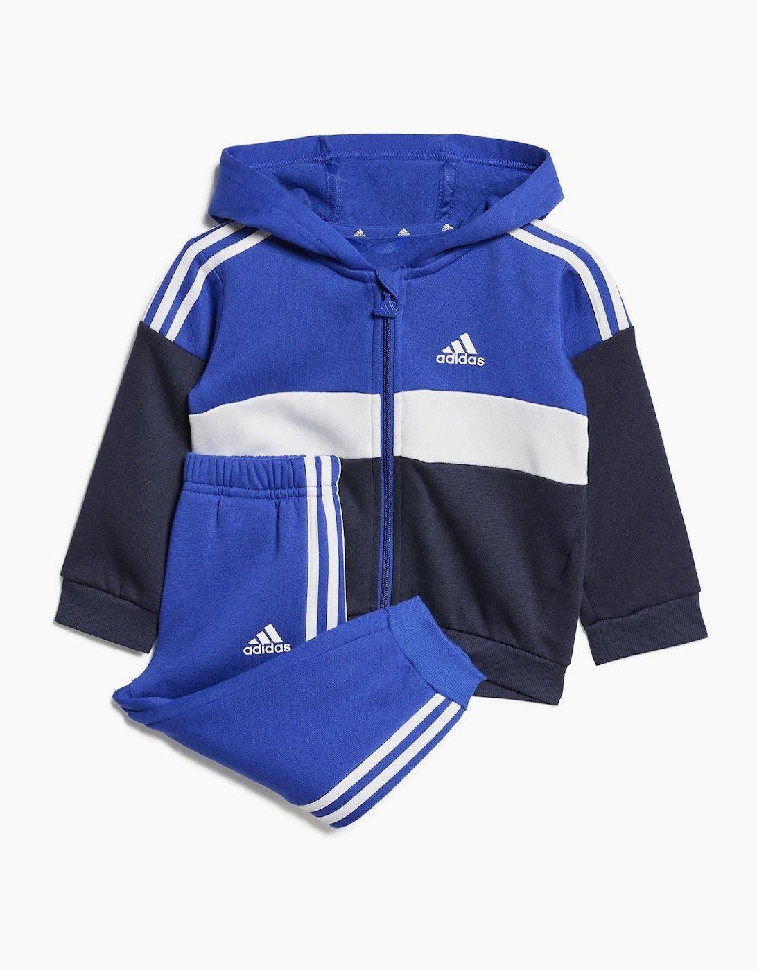 Tiberio 3 Stripes Colorblock Fleece Track Suit Infants