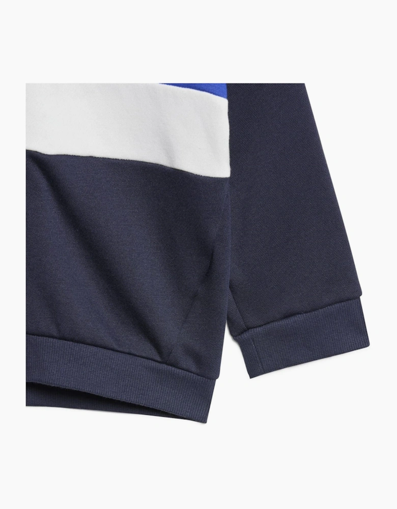 Tiberio 3 Stripes Colorblock Fleece Track Suit Infants