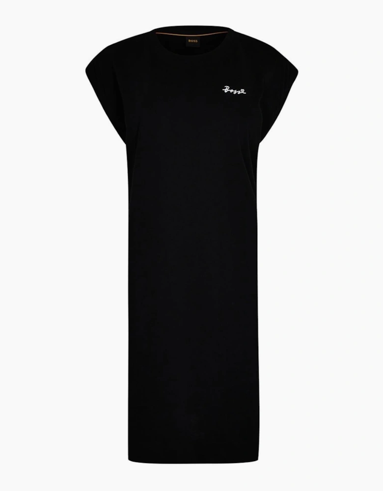 Crew Neck Midi T-Shirt Dress