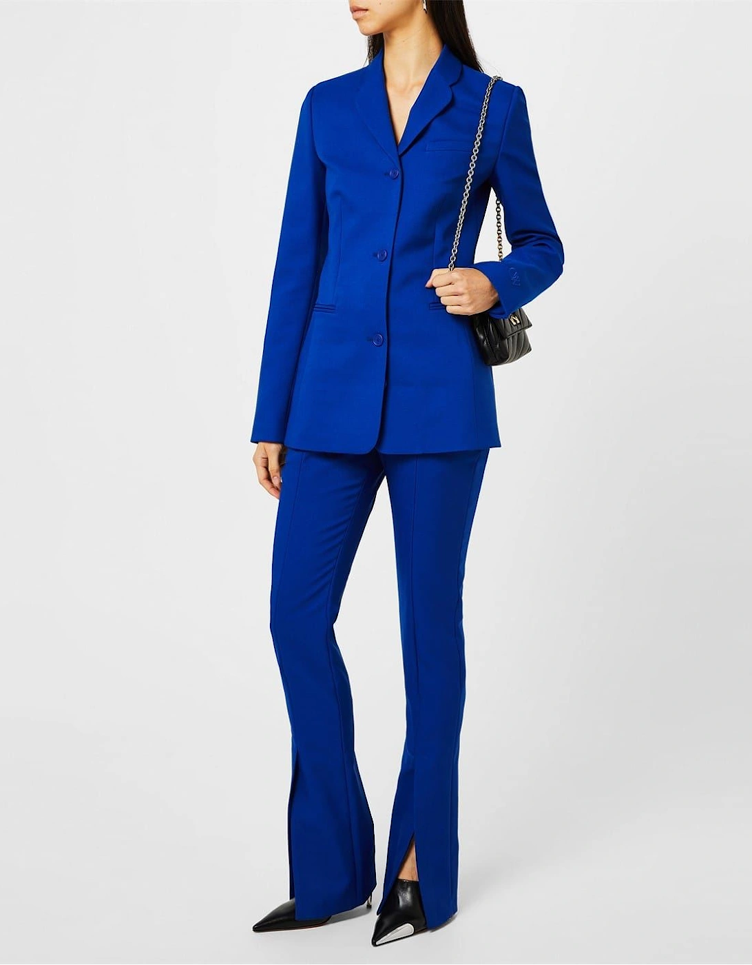 Darted Twill Blazer