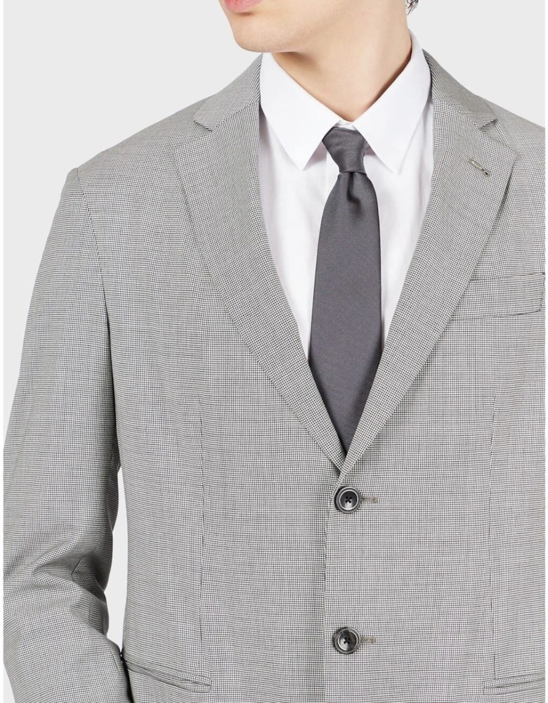 2 Bttns Notched Neck Blazer Jacket
