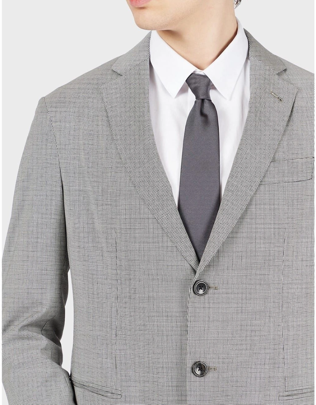 2 Bttns Notched Neck Blazer Jacket