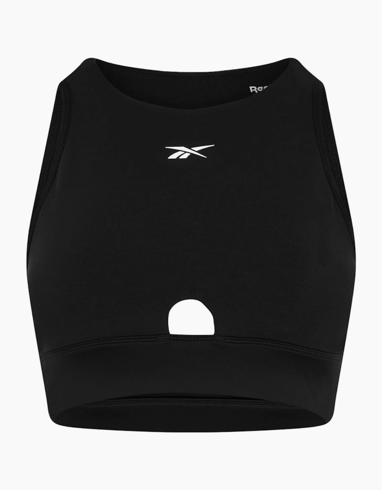 Cropped Crew Neck Athletic Top