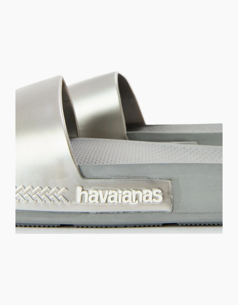 Hav. Slide Classic Metallic Steel G Flip Flops Womens