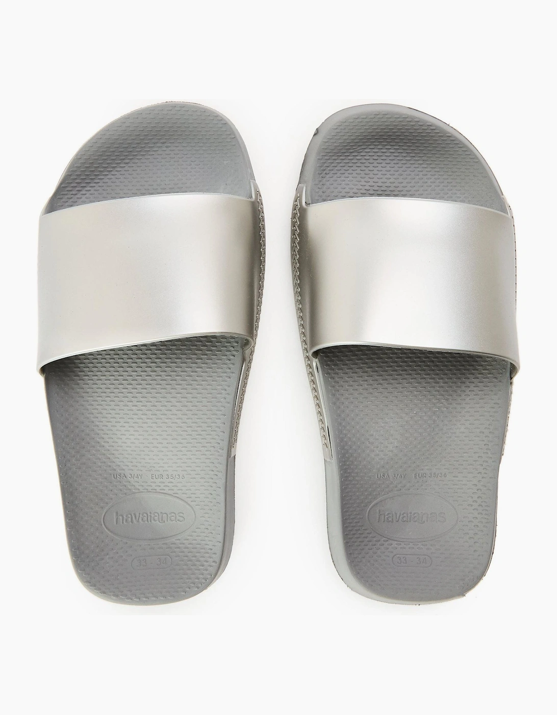 Hav. Slide Classic Metallic Steel G Flip Flops Womens
