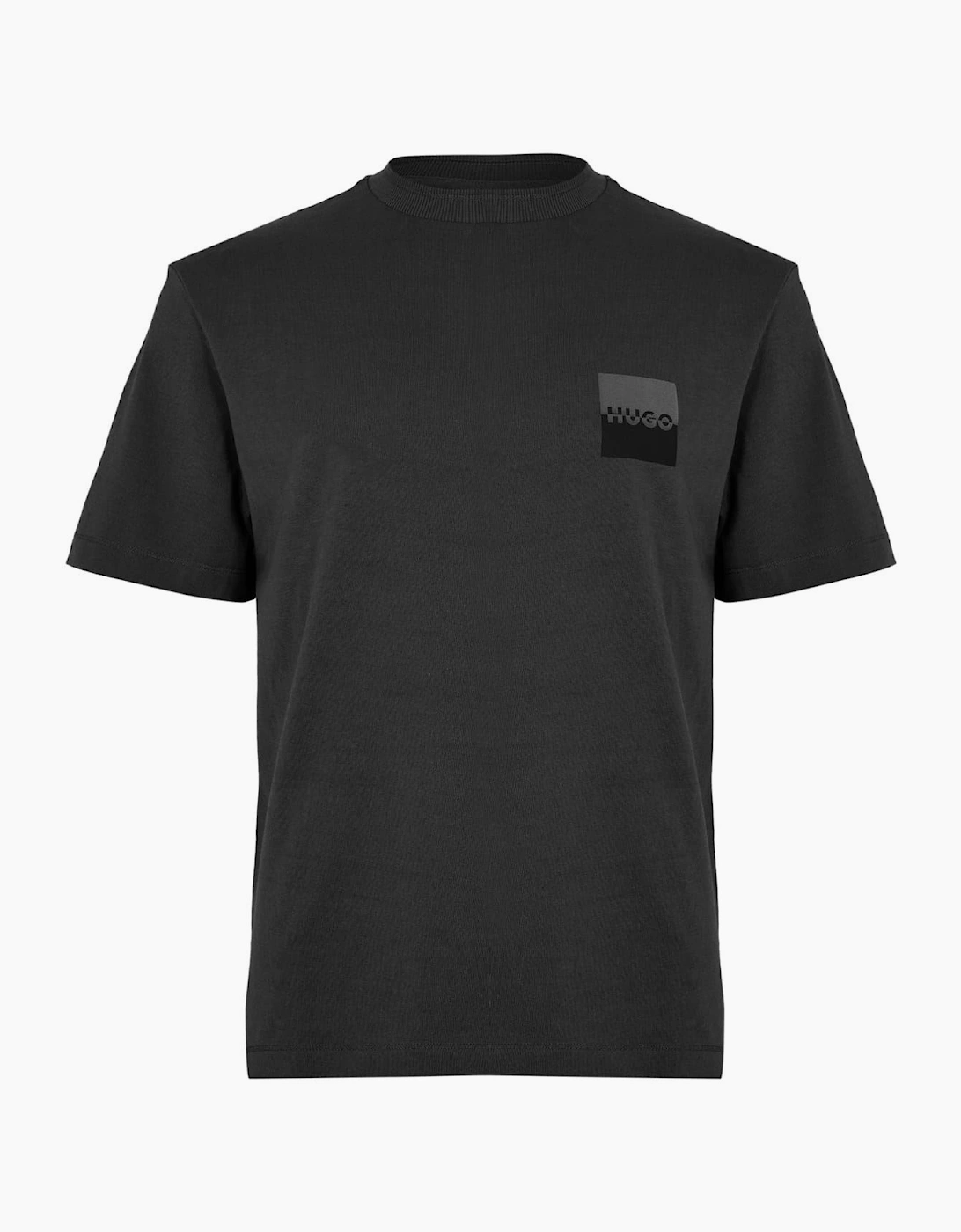 Crew Neck Ribbed Collar Short Sleeve T-Shirt