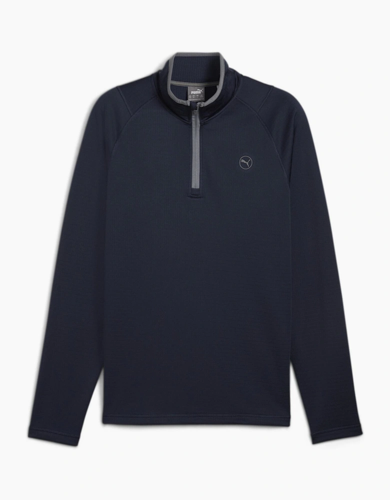 Fleece Quarter Zip Long Sleeve Performance Top