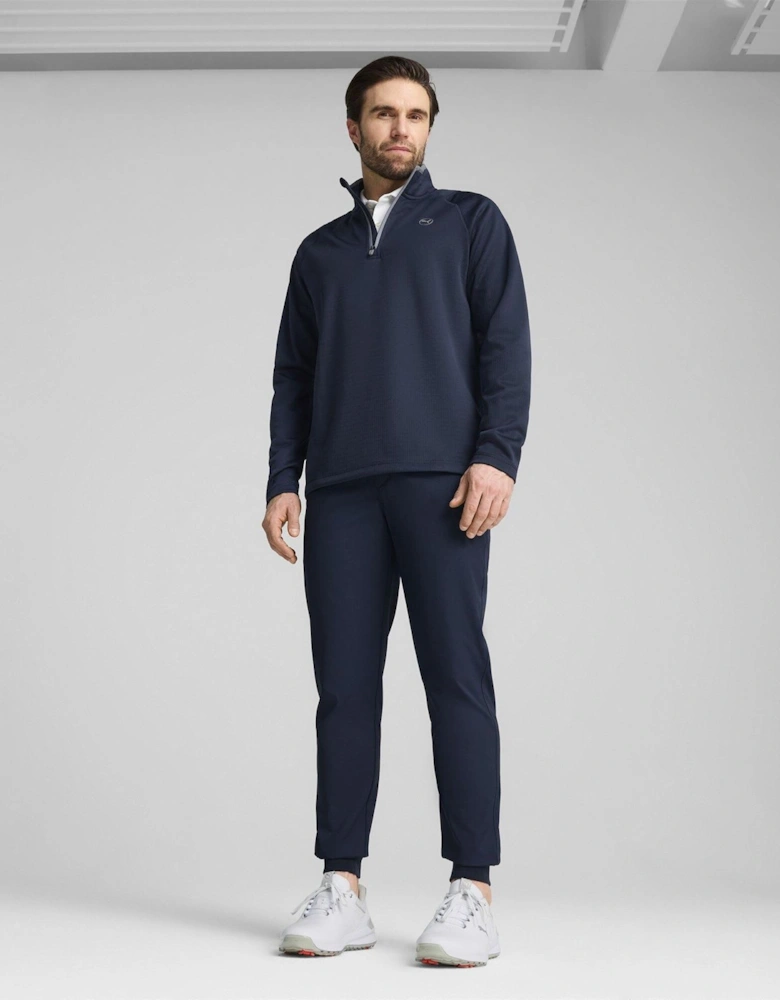 Fleece Quarter Zip Long Sleeve Performance Top