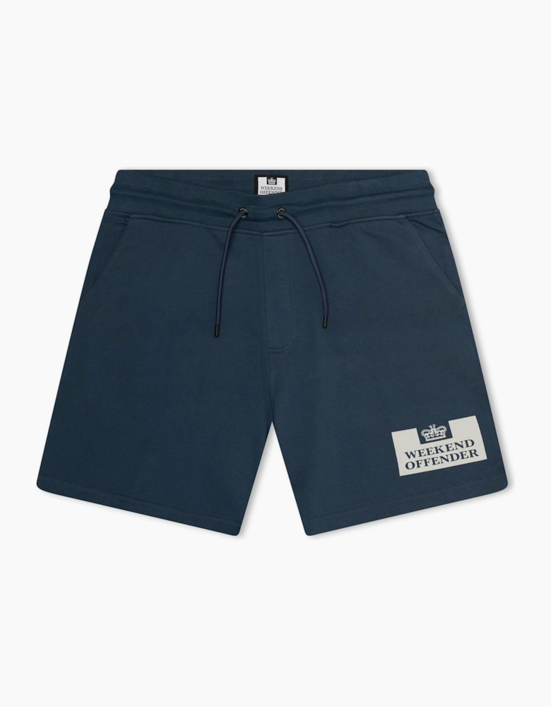 Parma Logo Print Text Graphic Sweat Shorts