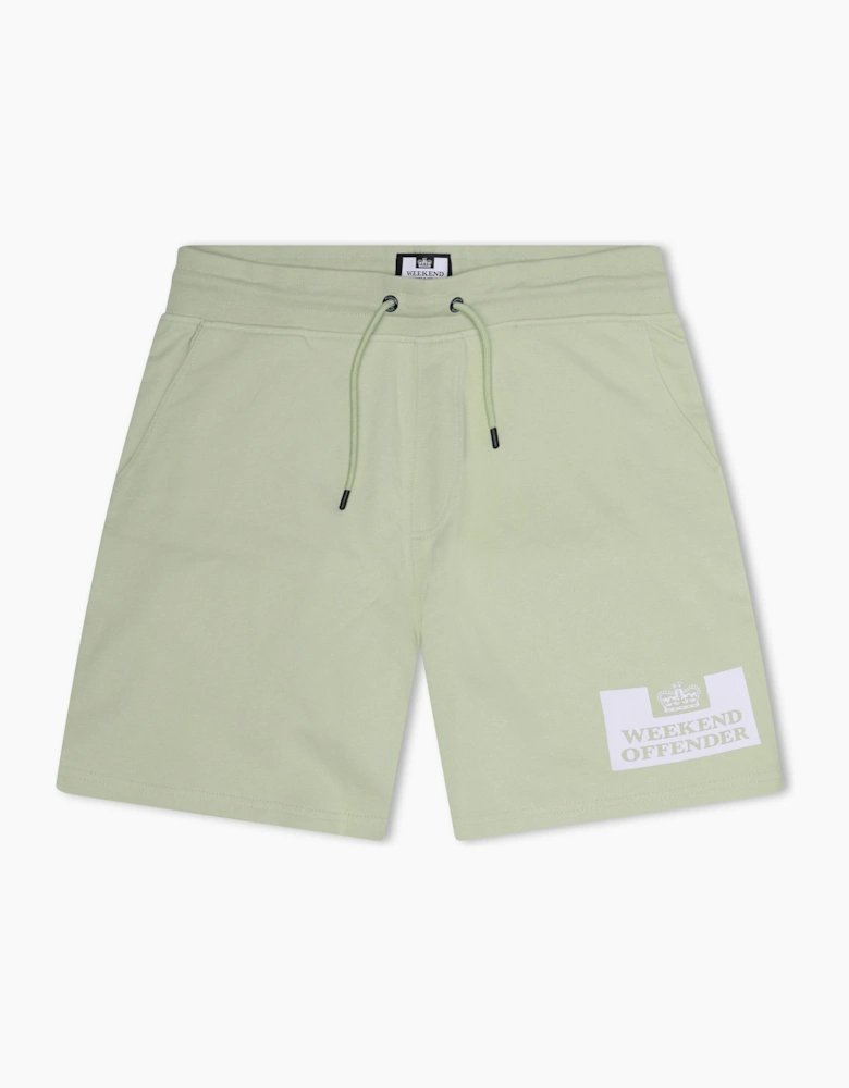 Parma Logo Print Text Graphic Sweat Shorts