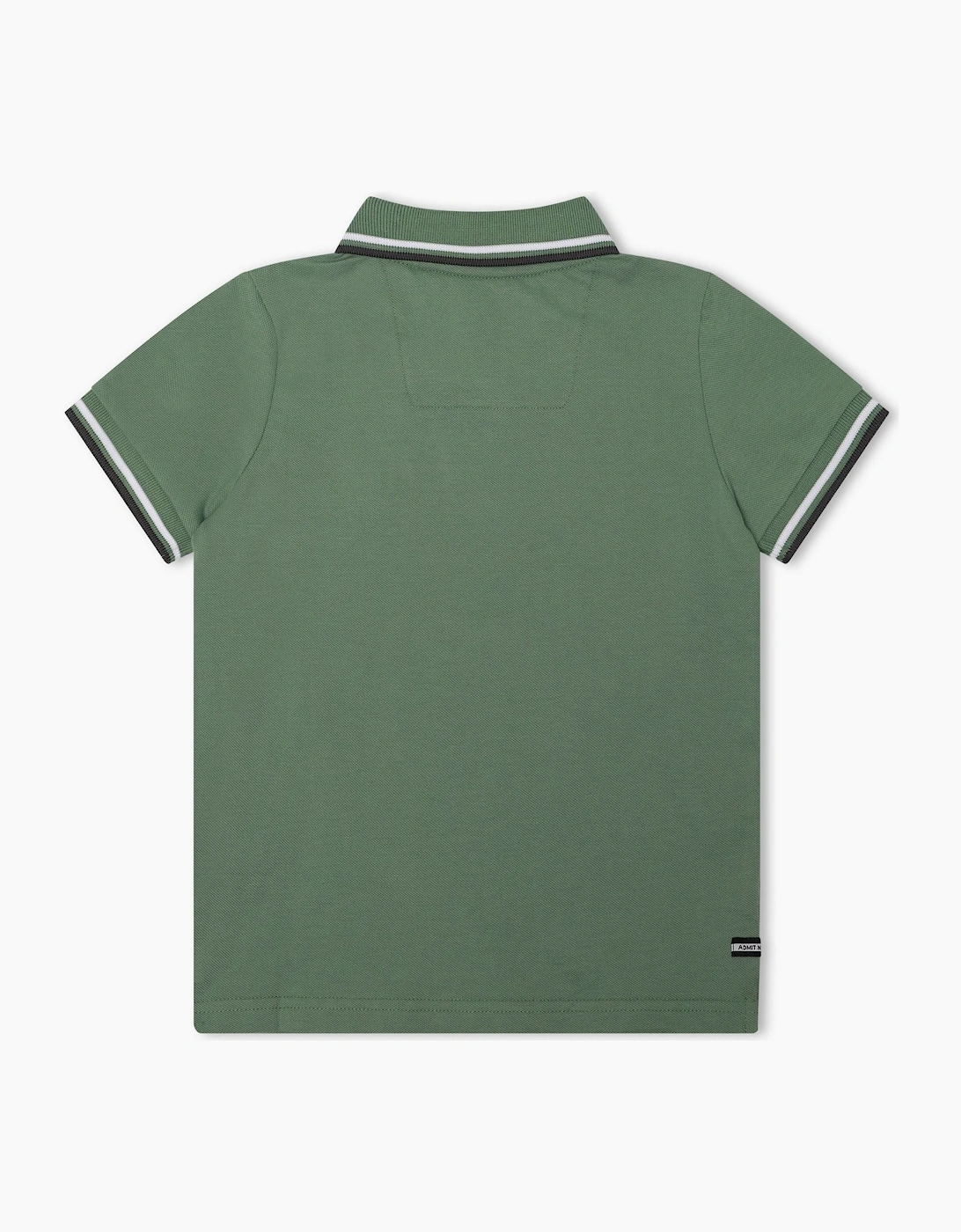 Amorite Logo Badge Collared Short Sleeve Polo Shirt