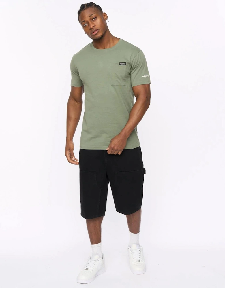 Portville Printed Logo Crew Neck Short Sleeve T-Shirt