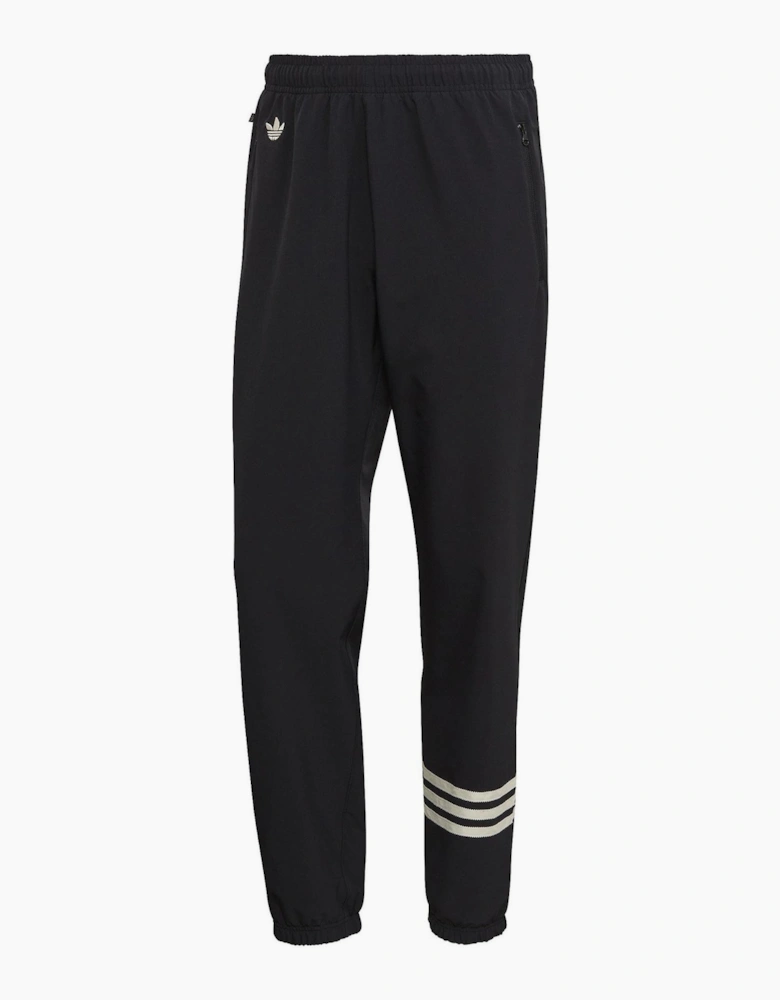 Three Bar Logo Solid Patterned Track Pants