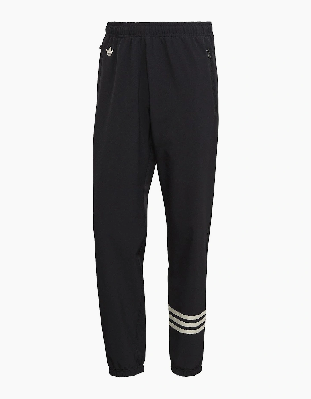 Three Bar Logo Solid Patterned Track Pants