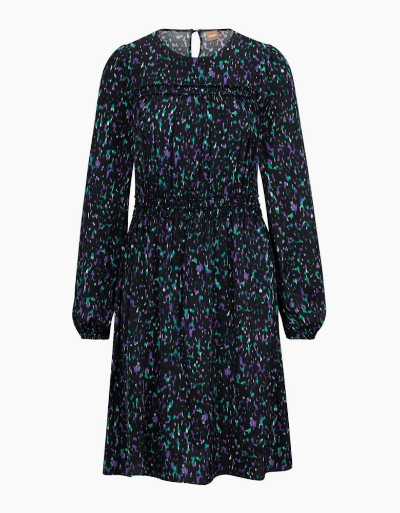 C Dillina Crew Neck Knee Length A-Line Dress