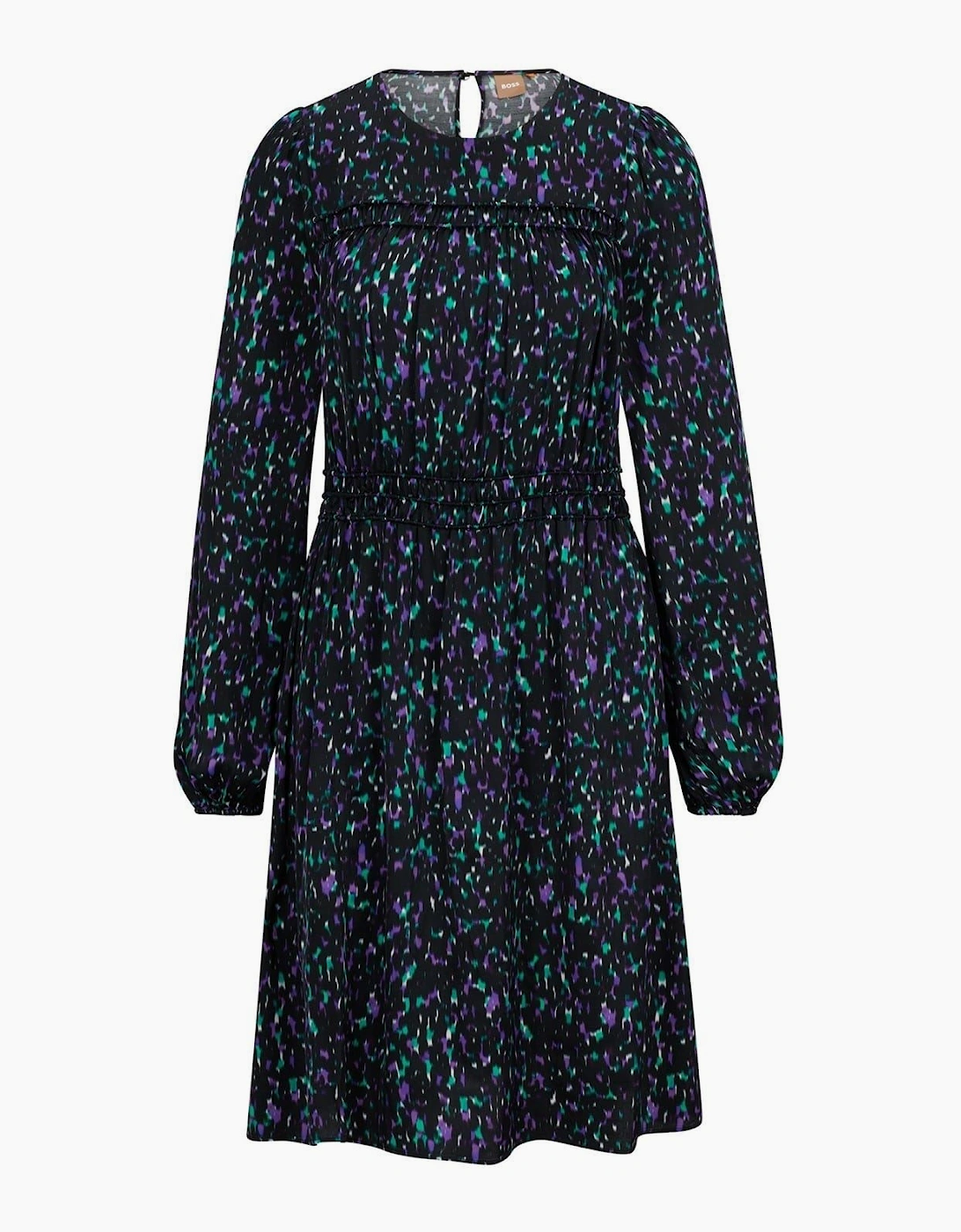 C Dillina Crew Neck Knee Length A-Line Dress