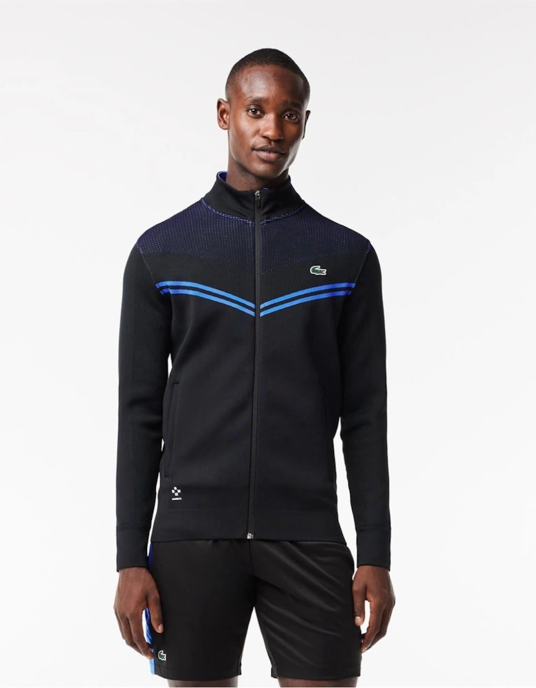 Regular Fit Zip Neck Long Sleeve Sweater