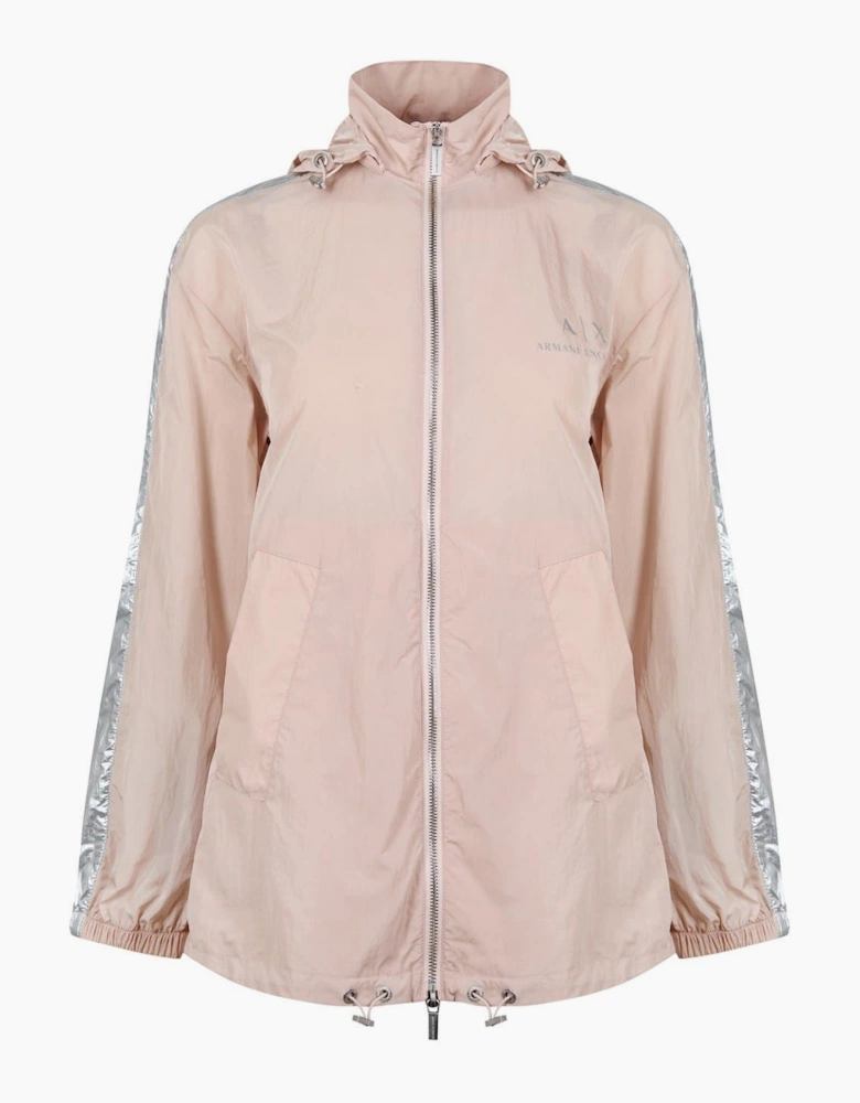 Solid Patterned Windbreaker