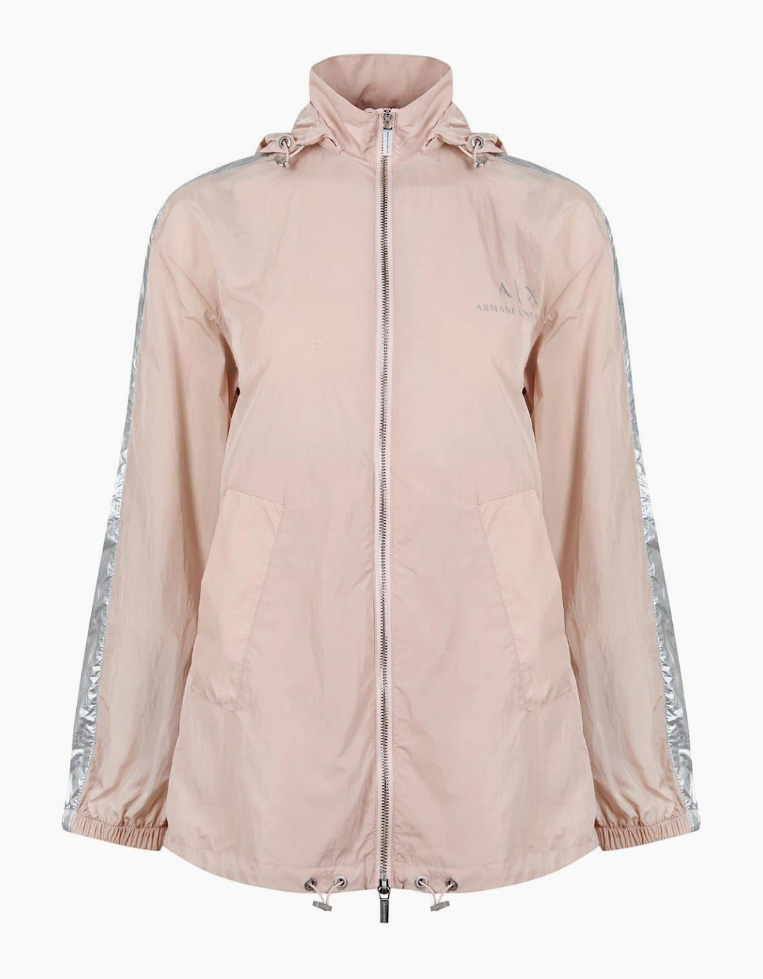 Solid Patterned Windbreaker