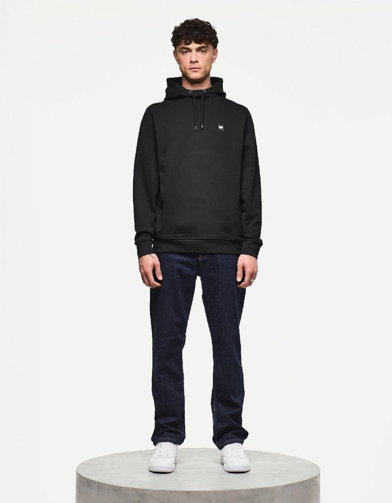 Hooded Neck Ribbed Collar Long Sleeve Sweatshirt