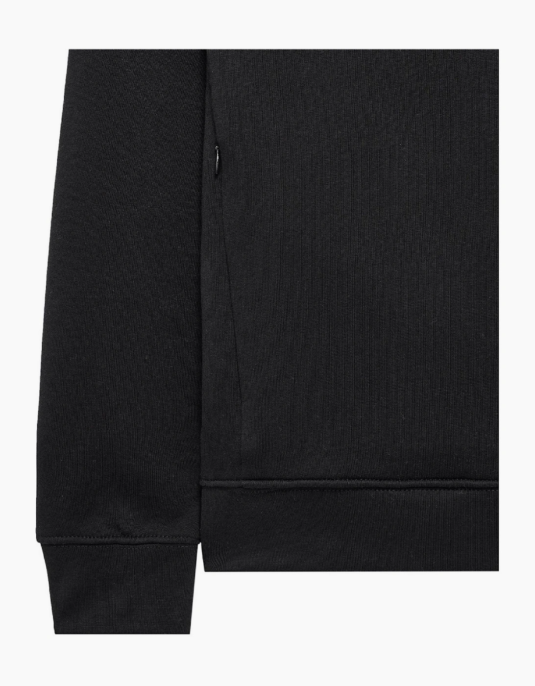 Hooded Neck Ribbed Collar Long Sleeve Sweatshirt