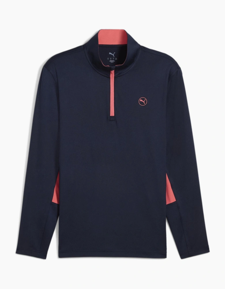 Pure Quarter Zip Pullover Jumper